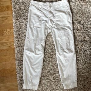 Sanctuary white cotton cropped pants size 27